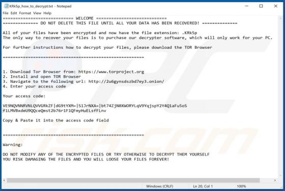 Ransomware IS