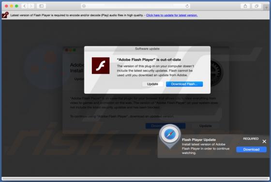 Estafa Ventana Emergente "Fake Software Update" (Mac)