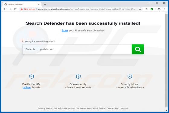 Secuestrador de Navegadores "Search Defender Prime"