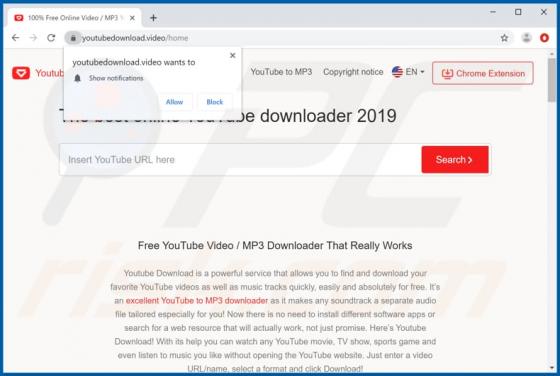 Anuncios Youtubedownload.video