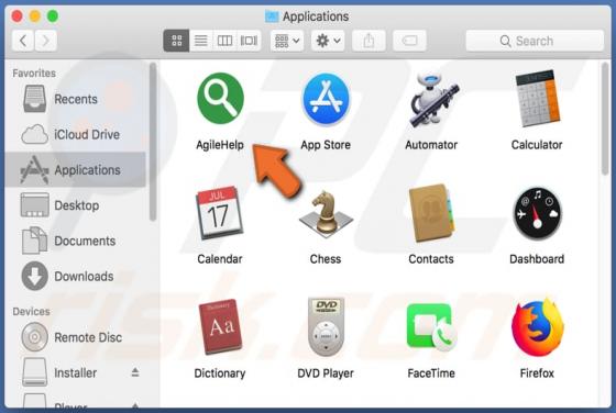 Adware AgileHelp (Mac)