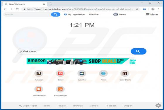 Secuestrador de Navegador "My Login Helper"