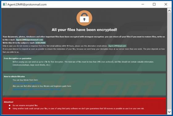 Ransomware DMR64