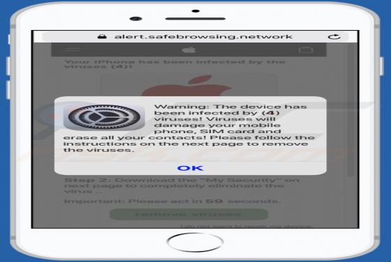 Estafa Ventana Emergente Safebrowsing.network (Mac)