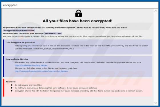 Ransomware Devil