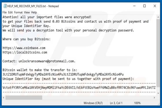 Ransomware Pashka