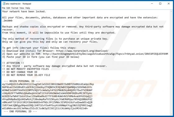 Ransomware Ako
