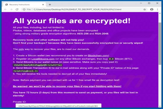 Ransomware BitPyLock