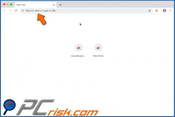 Redirección Doctopdfsupreme.com (Mac)