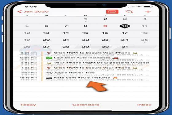 Eventos Engañosos Virus de Calendar (Mac)