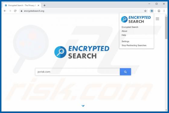 Redirección Encryptedsearch.org