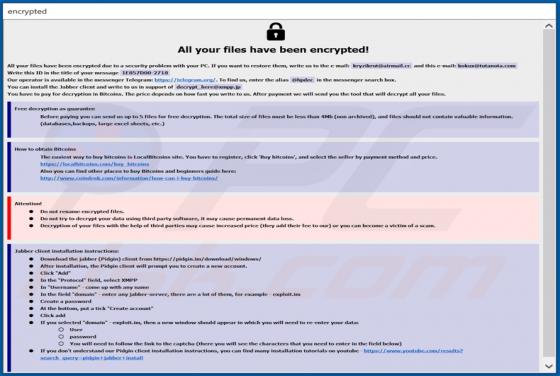 Ransomware Dewar
