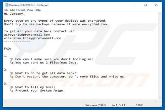 Ransomware Pysa