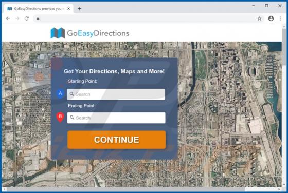 Adware "Go Easy Directions Promos"