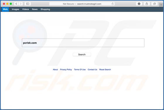Redirección Search.trustnokogiri.com (Mac)