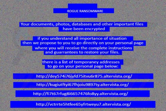 Ransomware Rogue