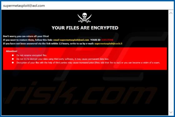 Ransomware MSPLT