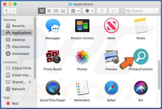 Adware PrimaryFunction (Mac)