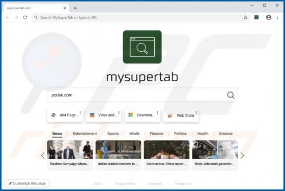Redirección Mysupertab.com