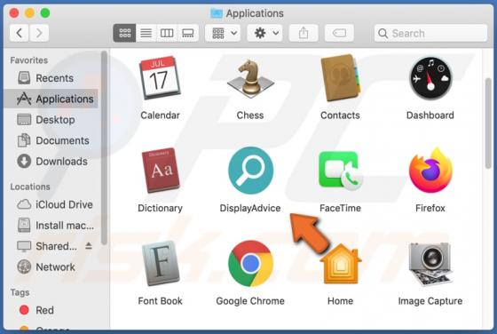 Adware DisplayAdvice (Mac)