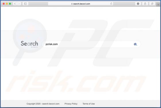 Redirección search.becovi.com (Mac)