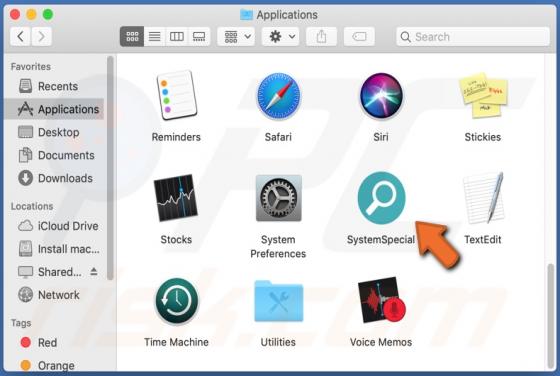 Adware SystemSpecial (Mac)
