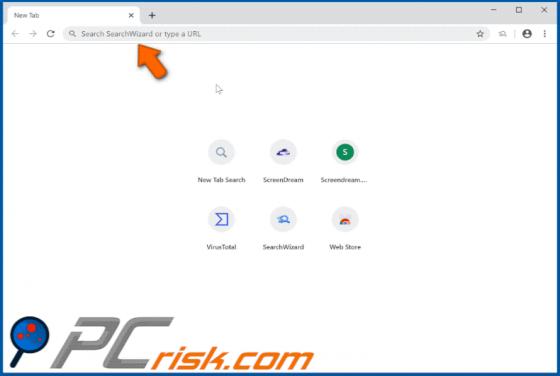 Secuestrador de Navegador SearchWizard