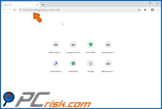 Secuestrador de Navegador StreamingSearch