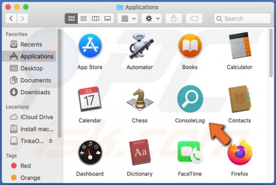Adware ConsoleLog (Mac)