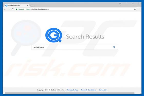Redirección Gosearchresults.com