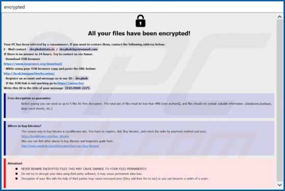 Ransomware Eking