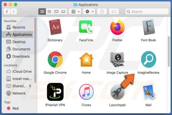 Adware ImagineReview (Mac)