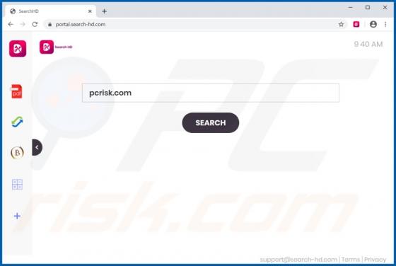 Secuestrador de Navegador SearchHD