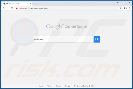Redirección Mybrowser-search.com