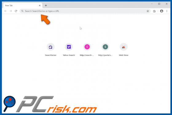 Secuestrador de Navegador SearchSeries