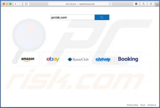 Redirección Searchsnow.com (Mac)