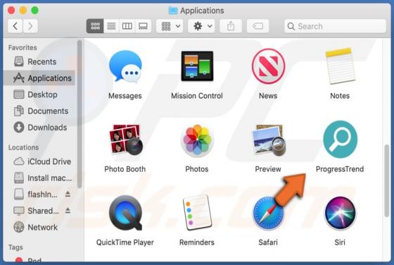 Adware ProgressTrend (Mac)
