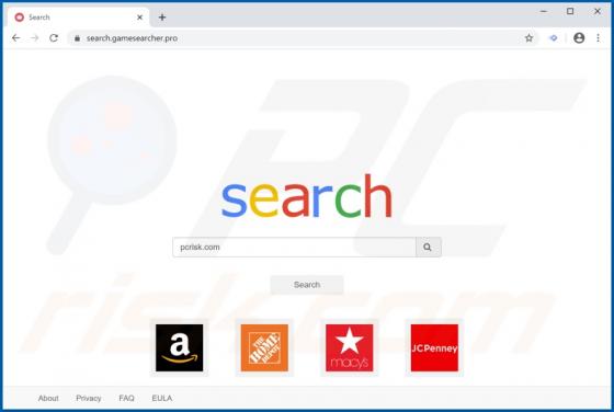 Secuestrador de Navegador Game Searcher PRO