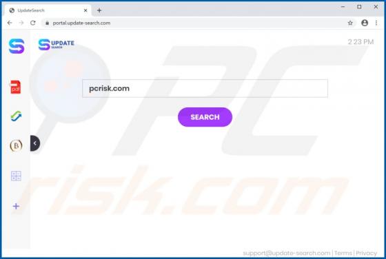 Secuestrador de Navegador UpdateSearch