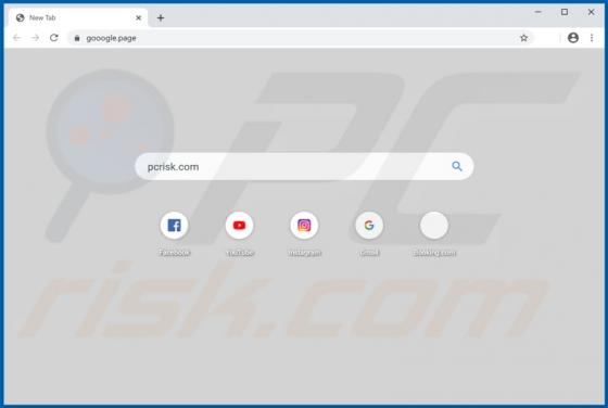 Redirección Gooogle.page