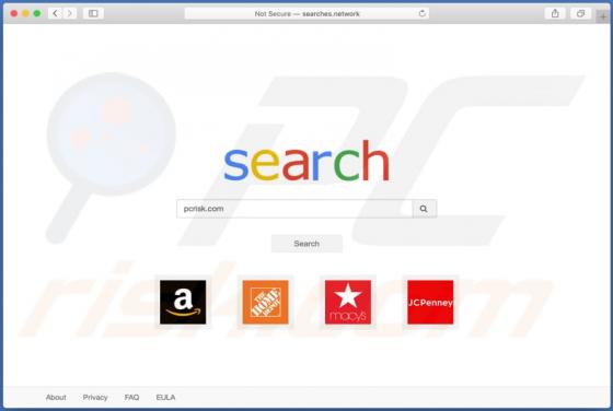 Redirección Searches.network (Mac)