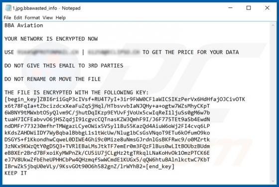 Ransomware WastedLocker