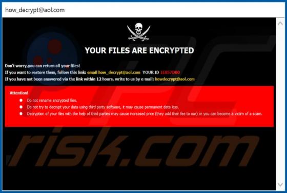 Ransomware .HOW