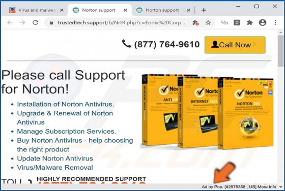 Adware "Ad by Pop"
