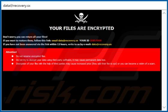 Ransomware .data (Dharma)