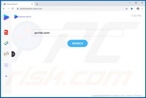 Secuestrador de Navegador StreamItSearch