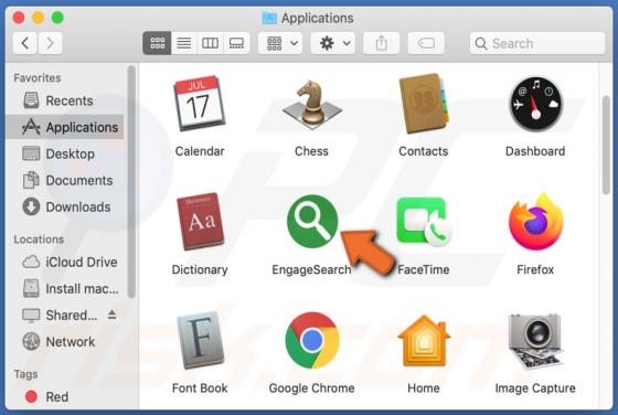 Adware EngageSearch (Mac)