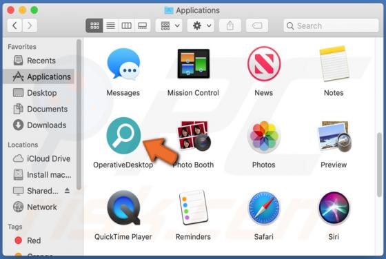 Adware OperativeDesktop (Mac)
