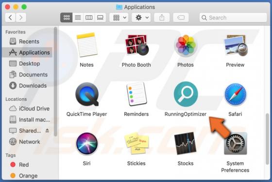 Adware RunningOptimizer (Mac)