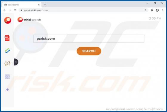 Secuestrador de Navegador WinkiSearch